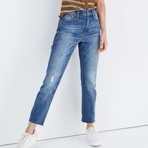 Madewell High-Rise Slim Crop Boyjean
